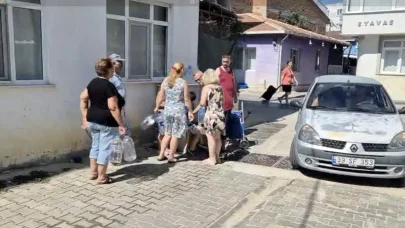Tekirdağ’da sularının 1 haftadır akmadığını söyleyen mahalleliden tepki