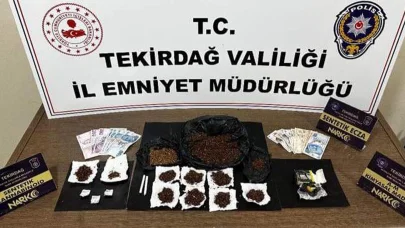 Tekirdağ'da uyuşturucu operasyonunda 9 tutuklama