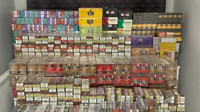 TEM'de durdurulan kargo aracından 4 ton kıyılmış kaçak tütün çıktı
