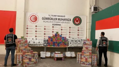 TIR’da 12 bin 545 cep telefonu, 10 bin elektronik sigara ele geçirildi
