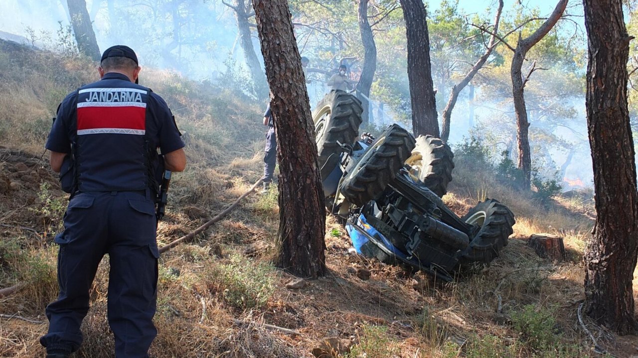 Balıkesir Burhaniye'de çıkan orman yangını 8 saatte kontrol altına alındı