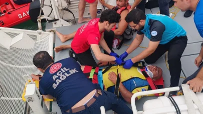 Bayram etkinliğinde deniz kazası; 2 yaralı
