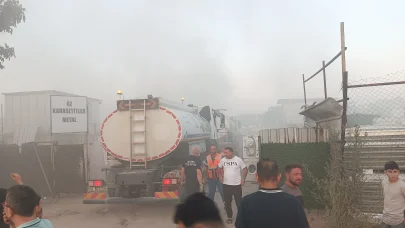 Bursa’da geri dönüşüm tesisinde yangın
