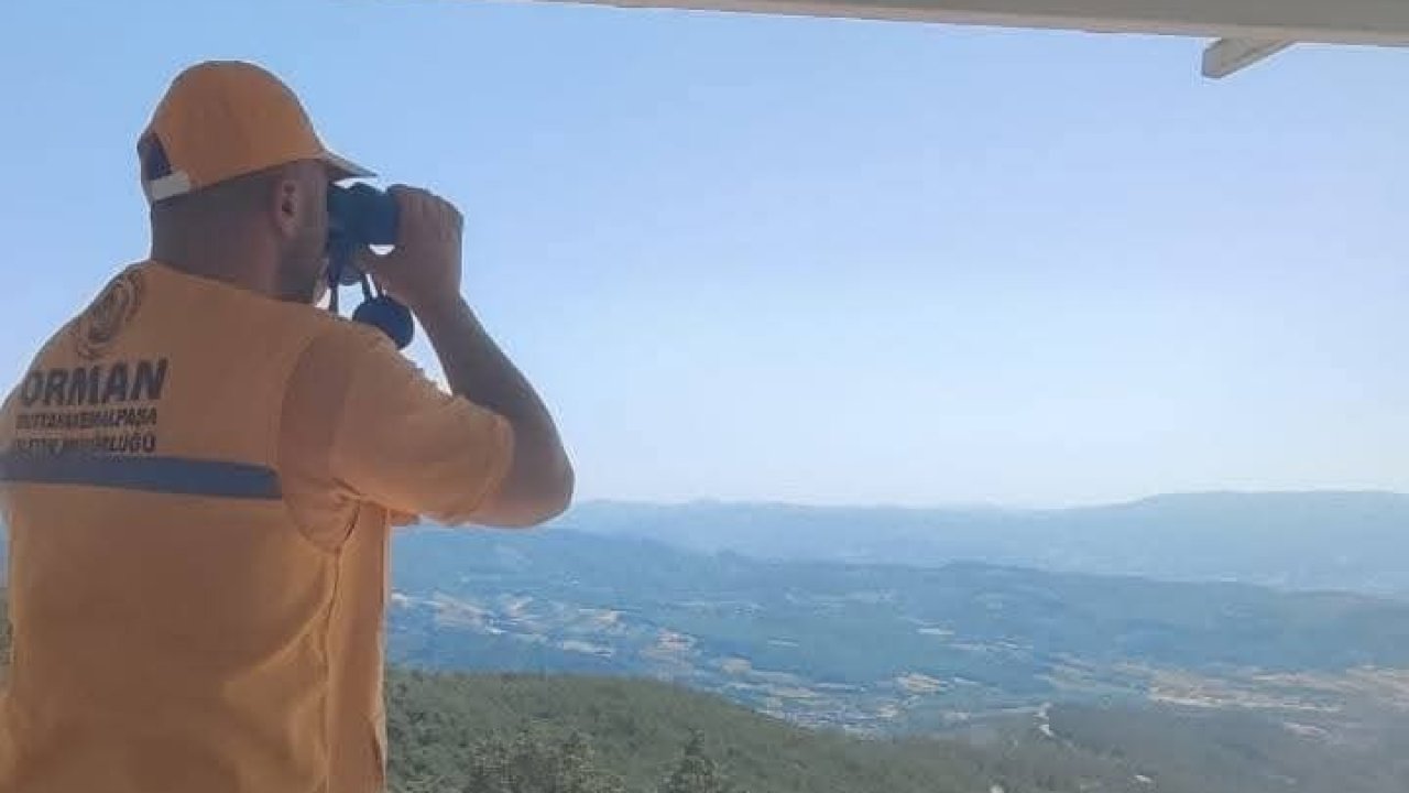 Bursa’da olası orman yangını riskini karşı ekipler teyakkuzda