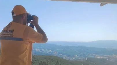 Bursa’da olası orman yangını riskini karşı ekipler teyakkuzda
