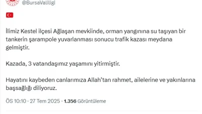 Bursa’daki yangın bölgesi dronla görüntülendi; 3 ölü