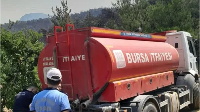 Bursa’daki yangın bölgesi dronla görüntülendi; tahliye edilen mahallelere dönüş başladı