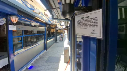 Bursa’nın tarihi Arap Şükrü Sokağı’ndaki 11 işletme mühürlendi