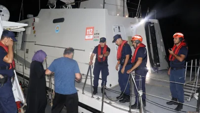 Çanakkale'de rahatsızlanan 2 kişinin tıbbi tahliyesi gerçekleşti