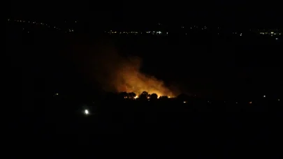 Çanakkale’de tarım arazisinde çıkan yangın 1.5 saatte kontrol altına alındı