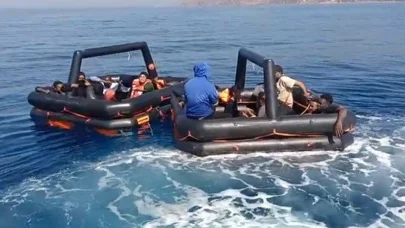 Çanakkale'de Yunan unsurlarının geri ittiği 19 kaçak göçmen kurtarıldı
