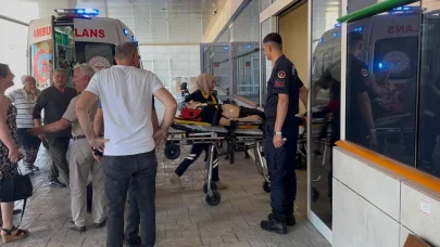 Çınar ağacının kırılan dalının altında kalan 3 kişi yaralandı