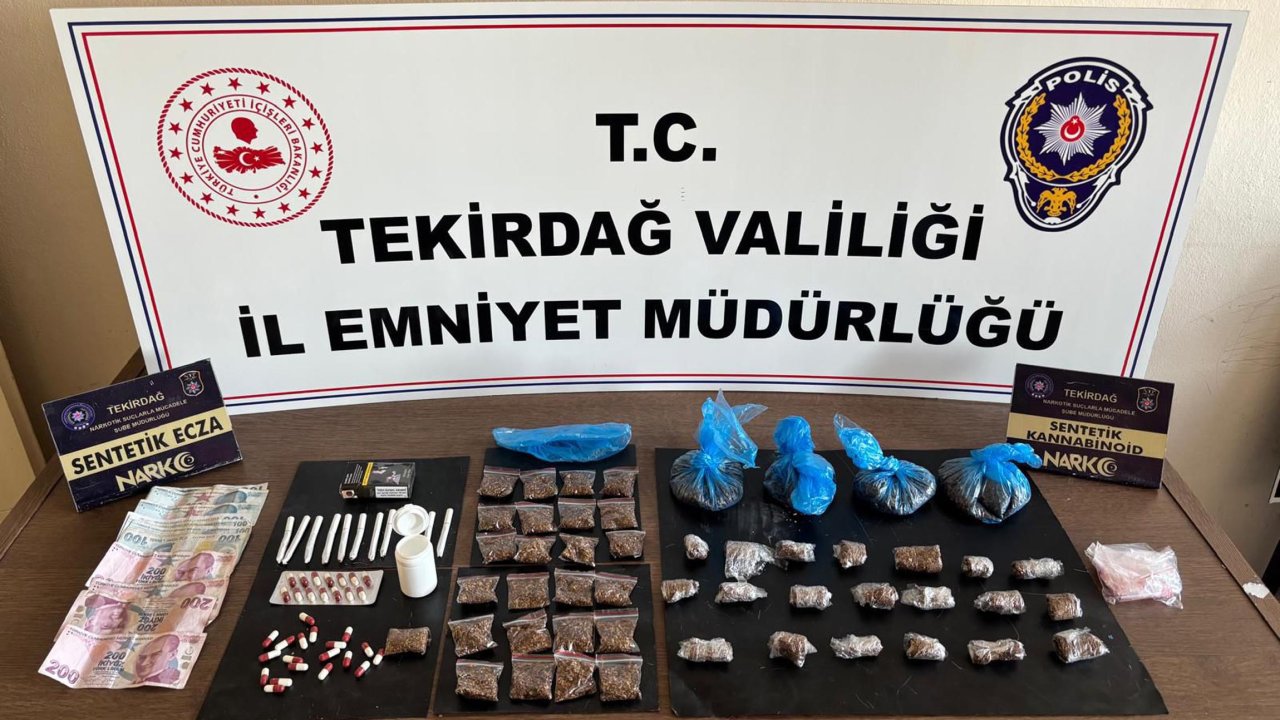 Çorlu'da 'torbacı' operasyonunda 3 tutuklama