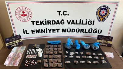 Çorlu'da 'torbacı' operasyonunda 3 tutuklama