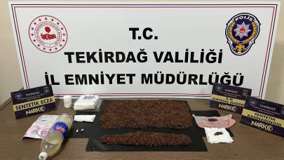 Çorlu'da uyuşturucu operasyonunda 3 tutuklama