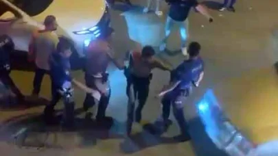 Firari hükümlüye yönelik düzenlenen operasyonda otomobille polise çarptı; 3 gözaltı