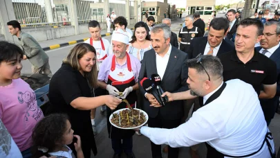 Gurbetçiler, Kapıkule’de yöresel lezzetlerle karşılandı