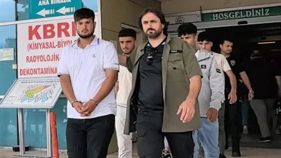 İnegöl'de, yurda kaçak giren 8 göçmen yakalandı