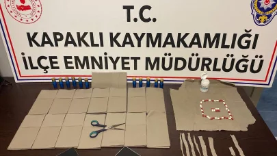 Kapaklı'da 'torbacı' operasyonunda 4 tutuklama
