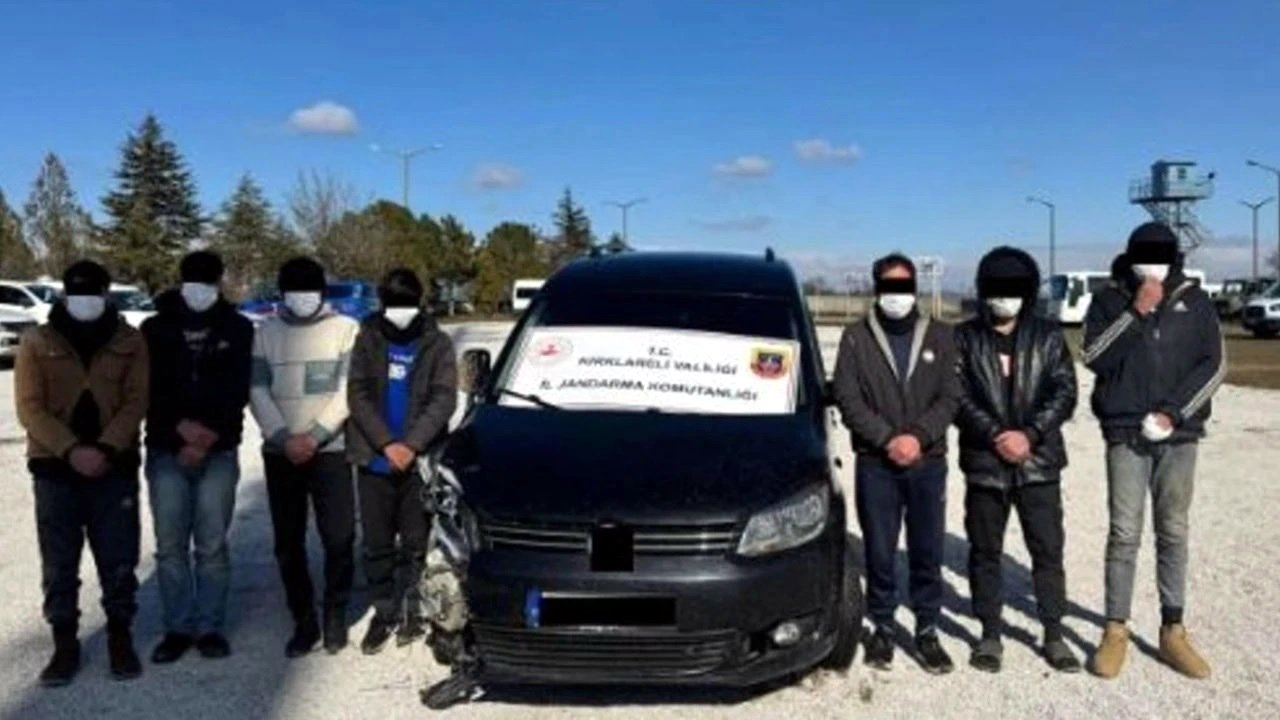 Kırklareli’de 7 kaçak göçmen yakalandı