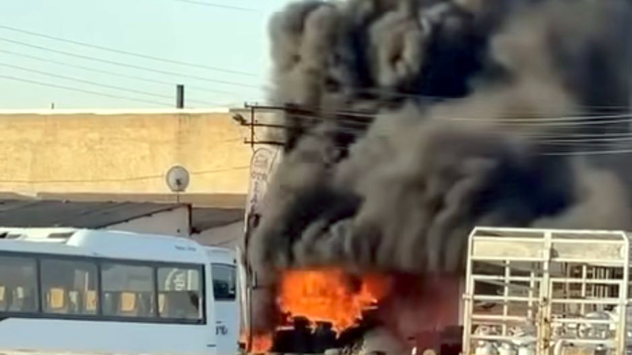 Kırklareli’de oto lastikçide yangın