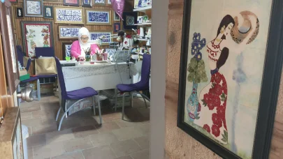 Muhasebeciliği bırakıp çini sanatçısı oldu, çocuklar için çini boyama kitabı çıkardı
