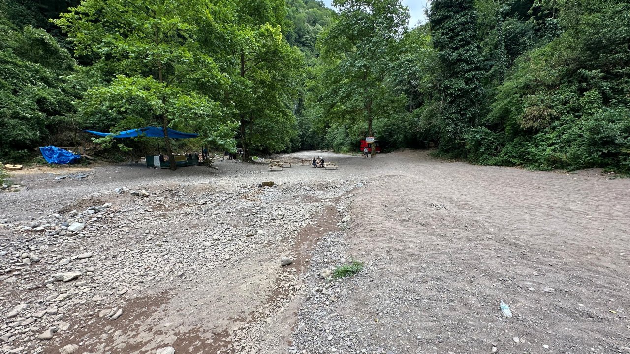 Sakarya'da Maden Deresi ve şelalesi kurudu