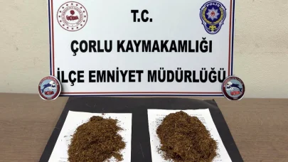 Tekirdağ’da 296 gram uyuşturucu ele geçirildi; 2 şüpheli tutuklandı
