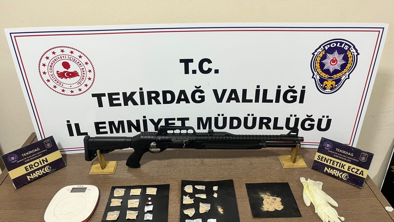 Tekirdağ’da 7 adrese uyuşturucu operasyonu, 7 tutuklama