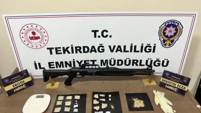 Tekirdağ’da 7 adrese uyuşturucu operasyonu, 7 tutuklama