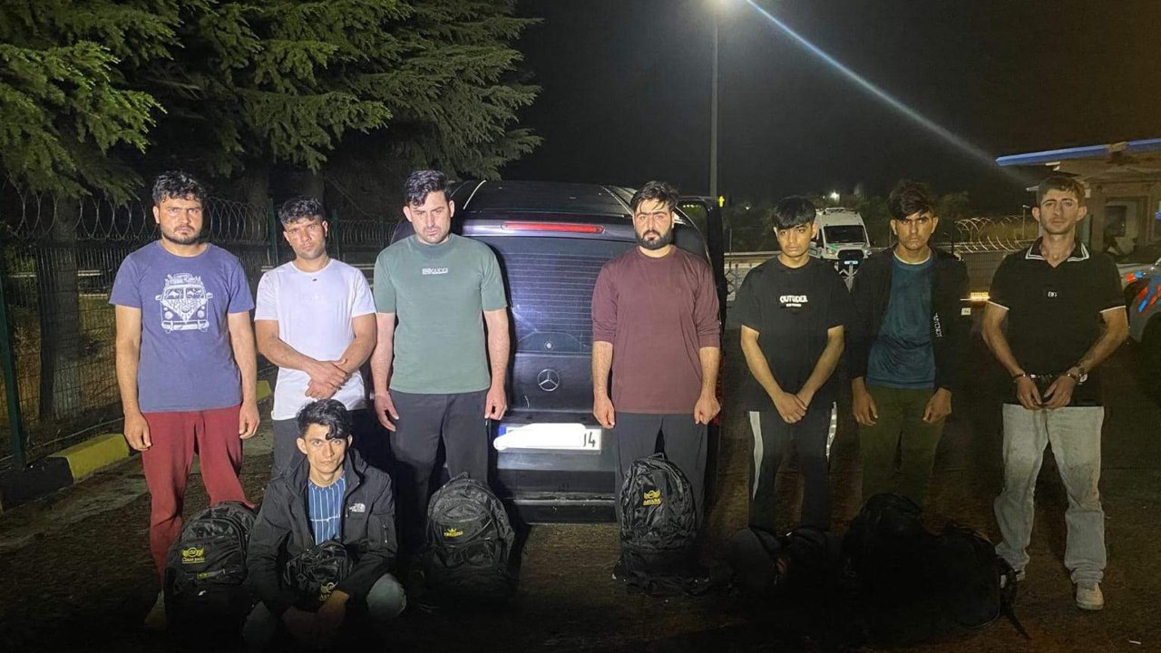 Tekirdağ'da 7 kaçak göçmen yakalandı