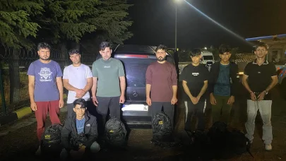 Tekirdağ'da 7 kaçak göçmen yakalandı