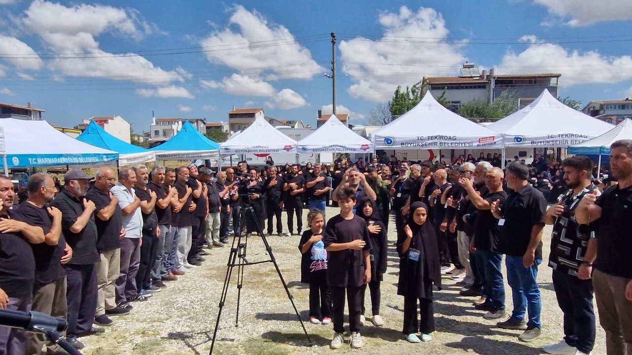 Tekirdağ'da Kerbela şehitleri anıldı