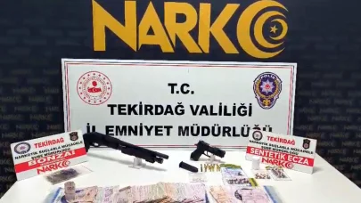 Tekirdağ'da uyuşturucu operasyonu; 10 tutuklama