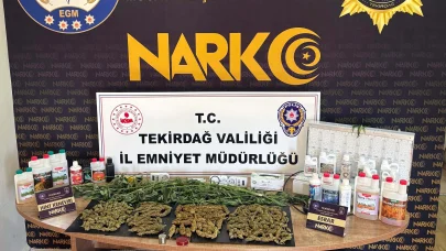 Tekirdağ’da uyuşturucu operasyonu: 2 gözaltı