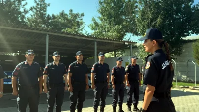 Tekirdağ'ın ilk kadın ilçe jandarma komutanı Teğmen Dağdeviren göreve başladı