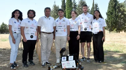 Üniversite öğrencilerinin geliştirdiği ‘Tarımın Kartalı’ robotu, Avrupa’dan birincilikle döndü