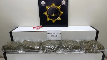 Balıkesir'de 5 kilo esrar ele geçirildi; 1 gözaltı