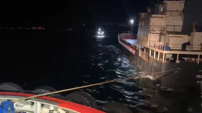 Çanakkale Boğazı'nda gemi arızası
