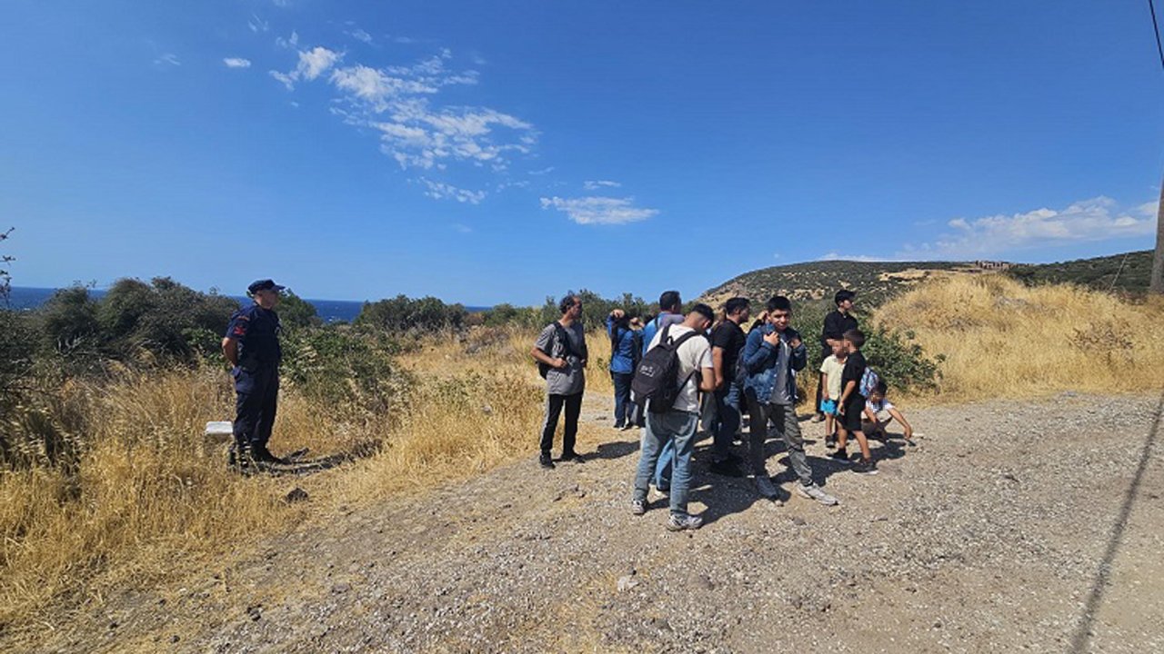 Çanakkale'de 19 kaçak göçmen yakalandı