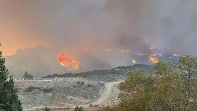 Çanakkale’de orman yangını: 2 köy tahliye edildi