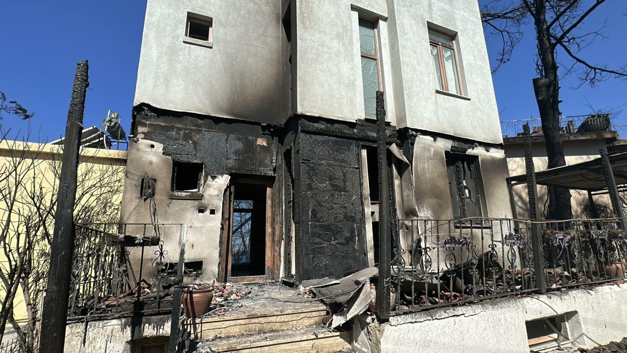 Çanakkale'de orman yangını 2'nci gününde