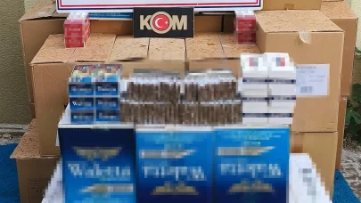 Çorlu'da 299 bin makaron ele geçirildi