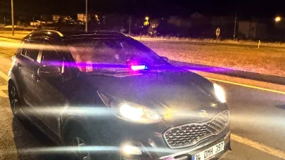 Edirne'de otomobiline yetkisiz çakar takan sürücüye 138 bin TL ceza