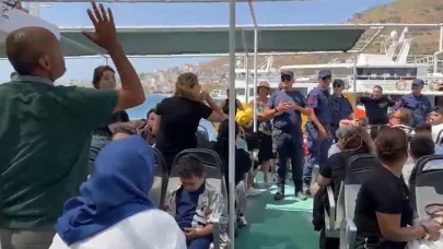 Fazla yolcusu bulunan feribotun limandan kalkışına izin verilmedi