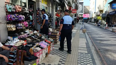 Keşan’da kaldırım işgallerine karşı denetimler arttırıldı