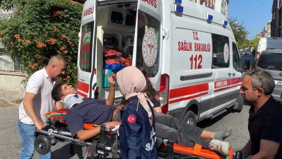 Otomobil ile çarpışan motosikletin sürücüsü yaralandı