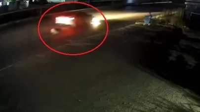 Otomobilin çarptığı yayanın öldüğü kaza kamerada