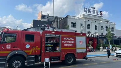 Sakarya'da kafeteryada çıkan yangında maddi hasar oluştu