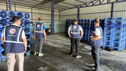 Su kesintilerinin yaşandığı Tekirdağ'da stokçuluk denetimi